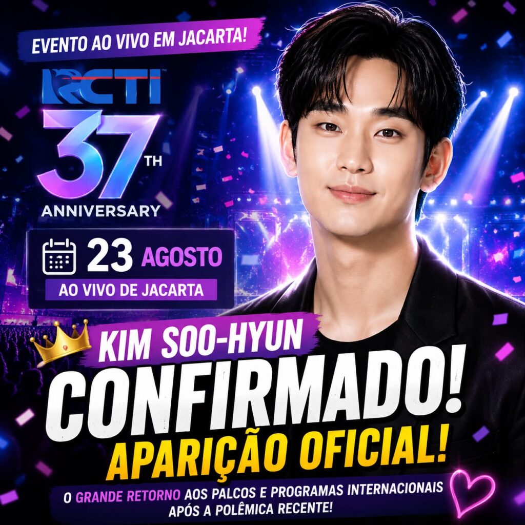 Kim Soo Hyun confirma primeira aparição oficial na Indonésia e consolida retorno após agenda nas Filipinas b9c46d81 da8c 4310 ad74 337fdf516d7f